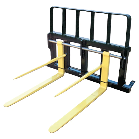 Pallet Fork with Double Tine Bale Spears